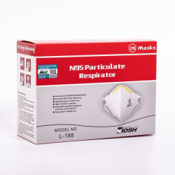 N95 Particulate Respirator Niosh Face Masks 20s