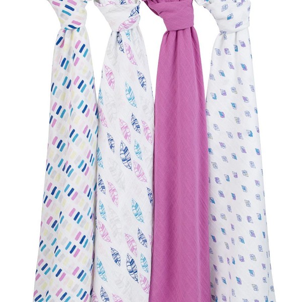 Aden + Anais Classic Swaddles Wink 4 Per Pack