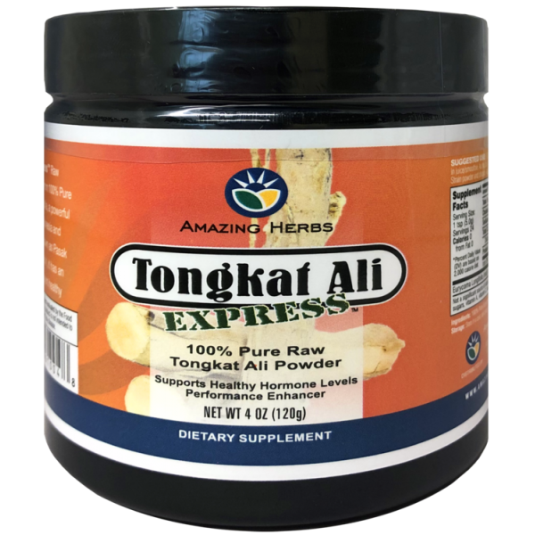 Amazing Herbs Tongkat Ali Express Pure Raw Powder 120g