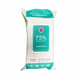 ANZ Pharma 75% Alcohol Wipes 60s