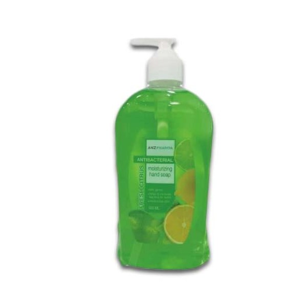 ANZ Pharma Antibacterial Hand Wash 500ml Fresh Citrus