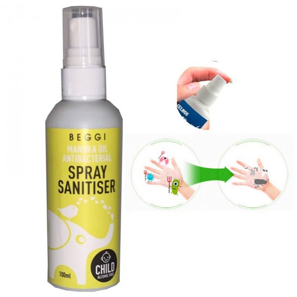 Beggi Manuka Oil Antibacterial Hand Sanitizer Spray 100ml