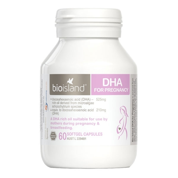 Bio Island DHA For Pregnancy 60 Softgel Capsules