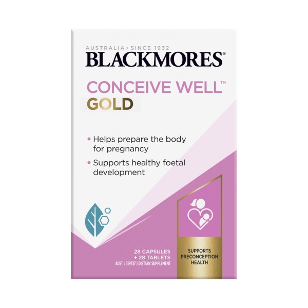 Blackmores Conceive Well GOLD 28 Capsules & 28 Tablets