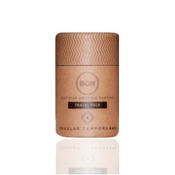 Bon Certified Organic Tampons Travel Pack 5s