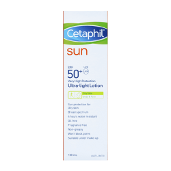 Cetaphil Sun Sunscreen SPF50+ Ultra Light 100ml