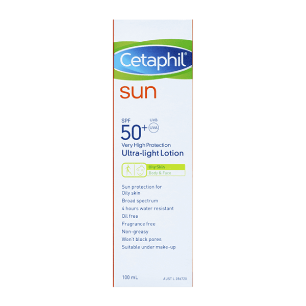 Cetaphil Sun Sunscreen SPF50+ Ultra Light 100ml