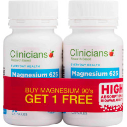 Clinicians Magnesium 625 90 Capsules Twin Pack