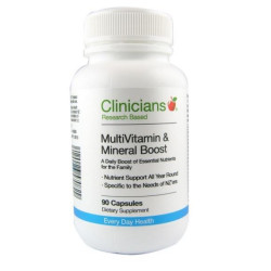 Clinicians MultiVitamin & Mineral Boost 90 Capsules