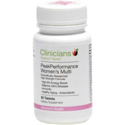 Clinicians Peak Performance Women's Multi 60 Tablets