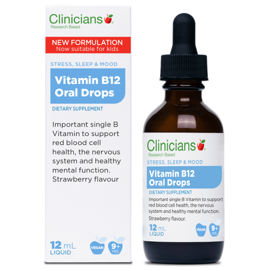 Clinicians Vitamin B12 Oral Drops 12ml