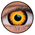 ColourVue Crazy Lens - Orange Werewolf
