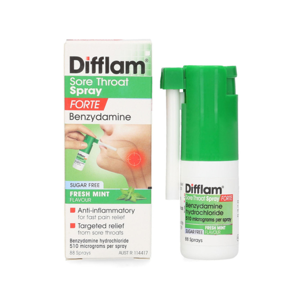 Difflam Sore Throat Spray Forte 15ml Birkenhead Health