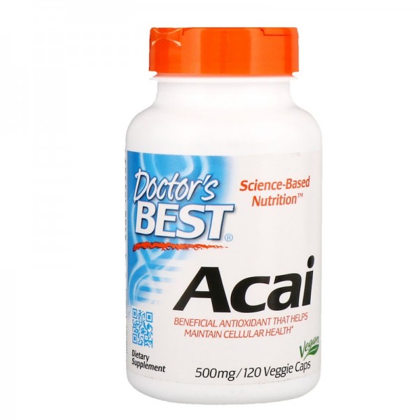 Doctor's Best Acai 500mg 120 Capsules