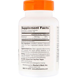 Doctor's Best Brain Magnesium 50mg 90 Capsules
