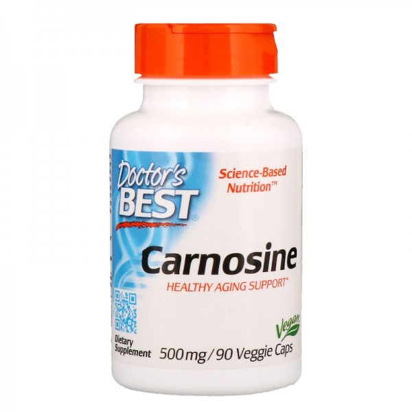 Doctor's Best Carnosine 500mg 90 Capsules