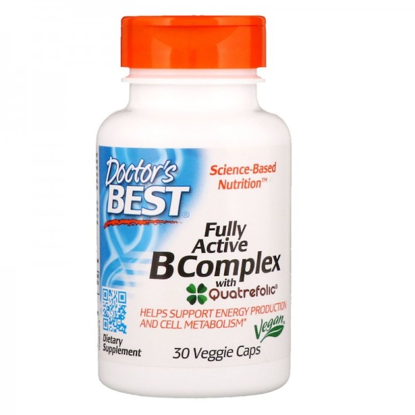 Doctor's Best Fully Active Vitamin B Complex 30 Capsules