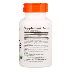 Doctor's Best Vitamin K2 45mcg 60 Capsules