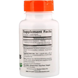 Doctor's Best Ultra Cordyceps 750mg 60 Capsules