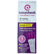 EasyCheck Pregnancy Test 3 Tests