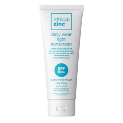 Ethical Zinc Daily Wear Light Tint Facial Sunscreen SPF50 100g