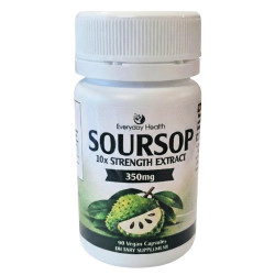 Everyday Health Soursop Extract Graviola 350mg 90 Capsules