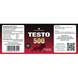 Everyday Health Testo 500 60 Capsules