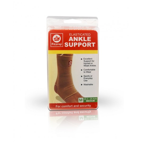 Fitzroy Elasticated Ankle Support - Medium Size