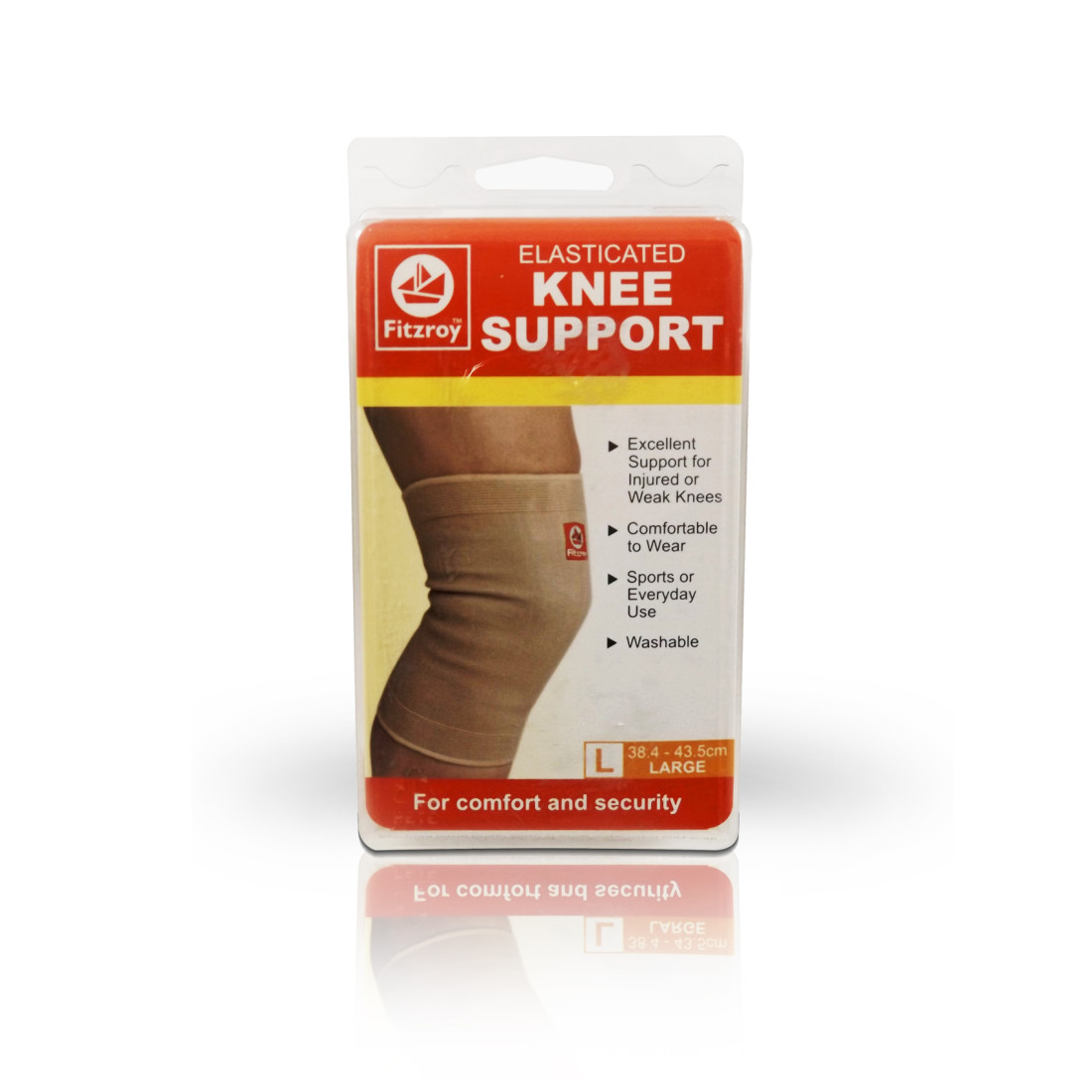 Medical Grade Contoured Elastic Knee Support With 2 Flexible Springs - View #4