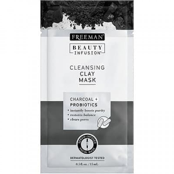 Freeman Beauty Infusion Charcoal Cleansing + Probiotics Sheet Mask