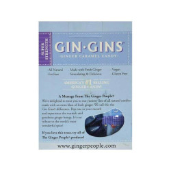 Gin Gins Chewy Ginger Candy Super Strength Travel Pack