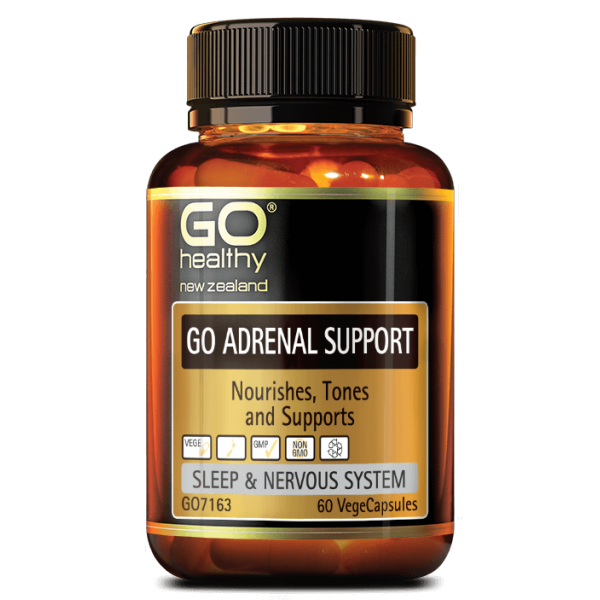 GO Healthy GO Adrenal Support 60 Capsules