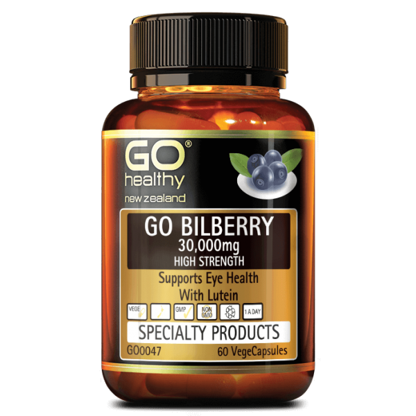 GO Healthy GO Bilberry 30,000mg 60 Capsules