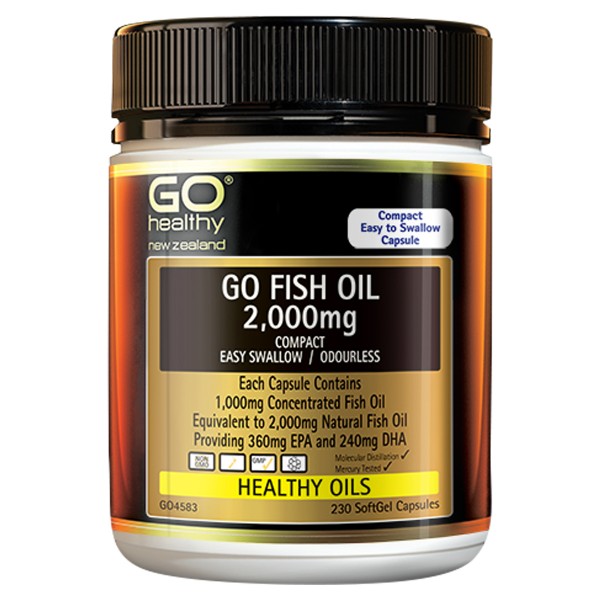 GO Healthy GO Fish Oil 2000mg 230 Capsules