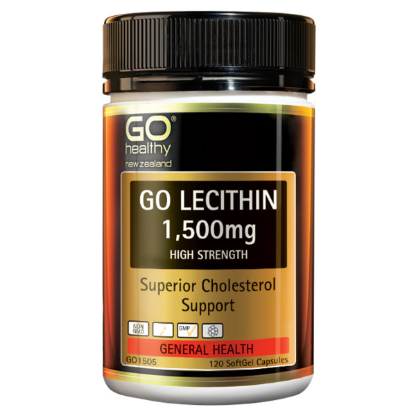 GO Healthy GO Lecithin 1200mg 120 Capsules Birkenhead Health