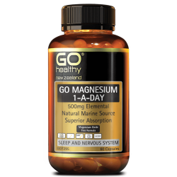 GO Healthy GO Magnesium 1-A-Day 500mg 60 Capsules