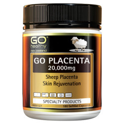 GO Healthy GO Placenta 20000mg 180 Capsules
