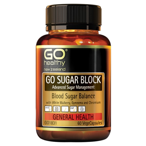 GO Healthy GO Sugar Block 60 Capsules