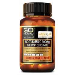 GO Healthy GO Turmeric 600mg Meriva Curcumin 30 Capsules