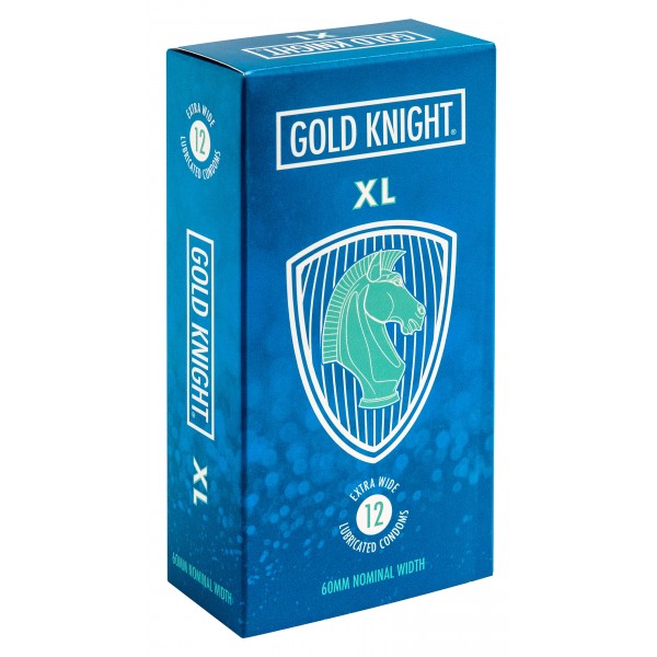 Gold Knight Condoms Extra Large 60mm Width