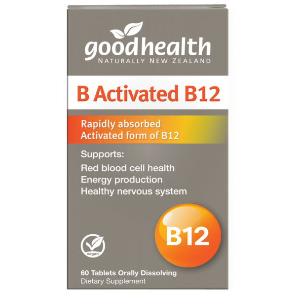 Good Health B Activated Vitamin B12 60 Tablets