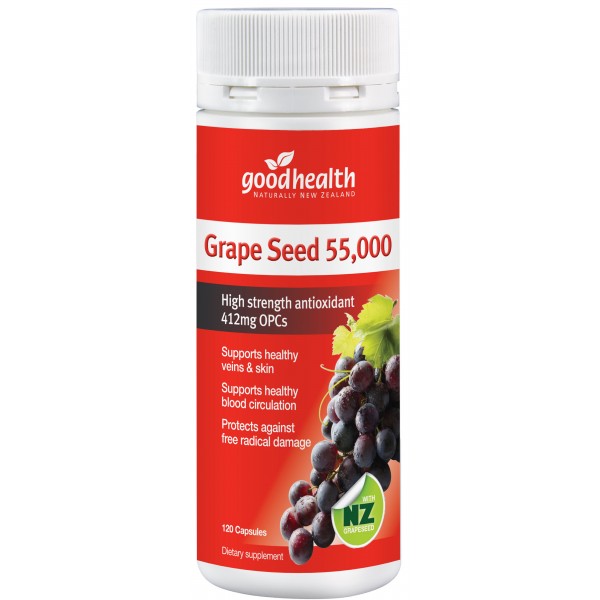 Good Health Grape Seed 55000 120 Capsules