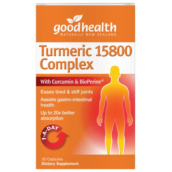 Good Health Turmeric 15800 Complex 30 Capsules