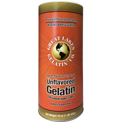 Great Lakes Gelatin Co. Beef Hide Gelatin Collagen Powder 454g