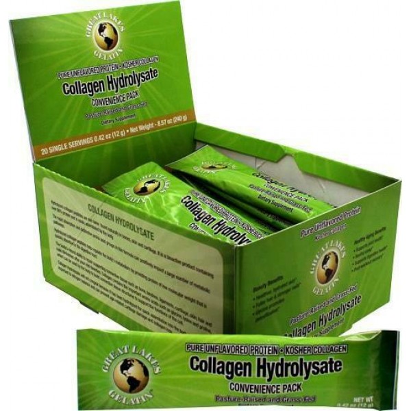 Great Lakes Gelatin Co. Collagen Hydrolysate 20 Sticks per Box