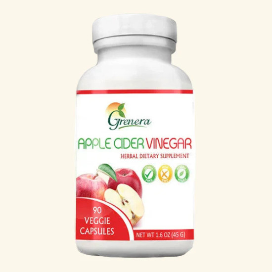 Grenera Apple Cider Vinegar 500mg 90 Capsules