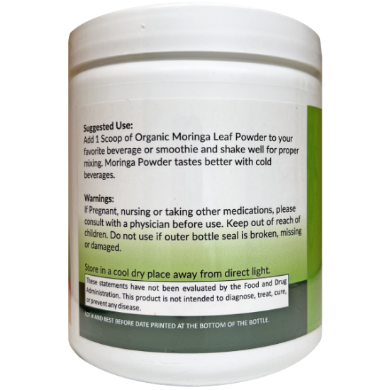 Grenera Moringa Leaf Powder Organic 240g