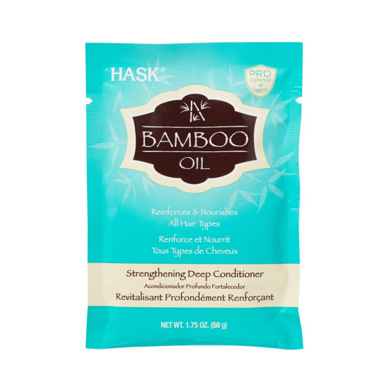 Hask Bamboo Oil Strengthening Deep Conditioner Hair Treatment Sachet Hask Bamboo Oil Strengthening Deep Conditioner Hair Treatment Sachet