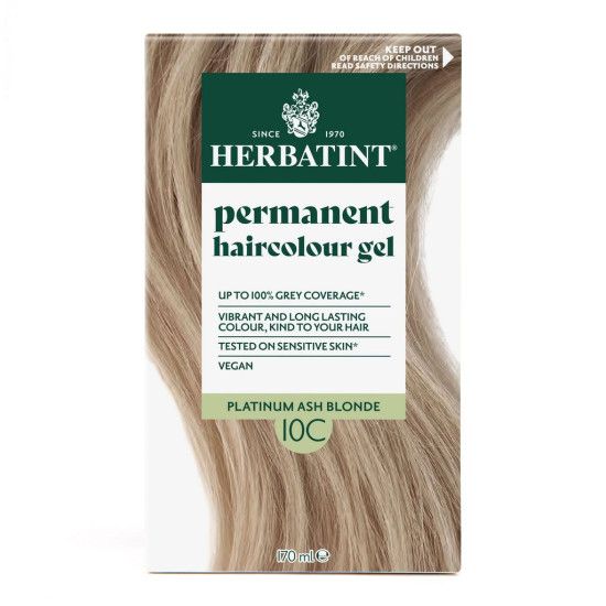 Herbatint 10C Platinum Ash Blonde Permanent Haircolour Gel 170ml