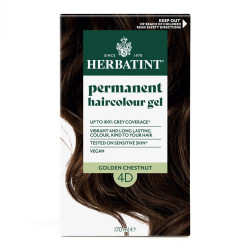 Herbatint Permanent Haircolour Gel 4D Golden Chestnut 170ml